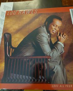 Lou Rawls - Love all your Blues Away - 1986 vinyl LP