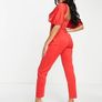 Scuba off the shoulder jumpsuit Image 3