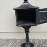 Cast aluminium post box Image 3