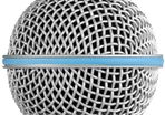 Microphone Ball Head Mesh Replacement Grille Blue Band