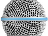 Microphone Ball Head Mesh Replacement Grille Blue Band