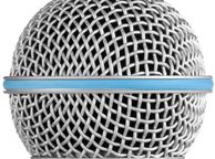 main image for ad Microphone Ball Head Mesh Replacement Grille Blue Band