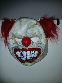 Clown mask  Joker Halloween costume