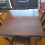 Vintage mahogany dining table and chairs Image 3