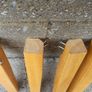 Hardwood coffee table legs  4pcs with bolts Image 2