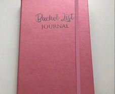 Pink and Green Bucket List Journals