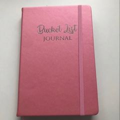 Pink and Green Bucket List Journals