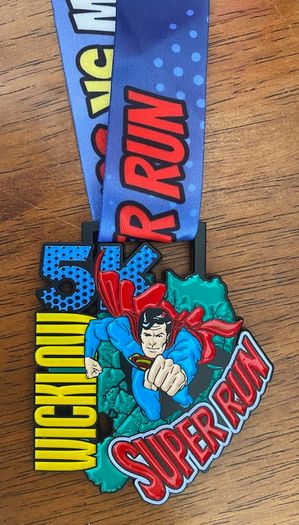 Wicklow 5K Super Run - Superman Finishers Medal