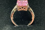 Costume jewellery pink ring