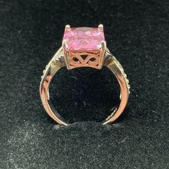 Costume jewellery pink ring