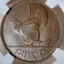 1933 Ireland 1d Freestate Penny High grade coin Read description Image 3