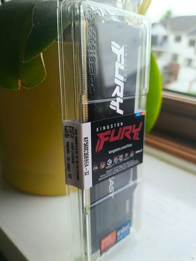 1x32GB ddr5 6000MHz CL30 Kingston Fury RGB EXPO XMP Brand New sealed