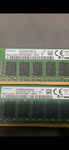 2x Samsung 16GB DDR4 ECC Registered Server RAM