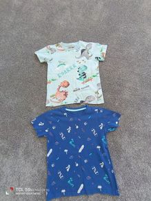 2x boys t-shirt age 4/5