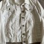 Next - White Denim Jacket - Age 13years Image 2
