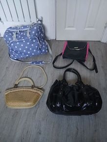 Click here to send this ad to a friend   4 BAGS large weekend bag Juicy Coutire backpack summer bag MEXX bag 20e for the lot