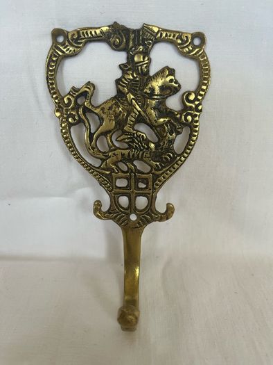 Vintage brass hook