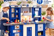 Kitchen Playset Kids Pretend Cooking Play Toy 74 Piece Accessories