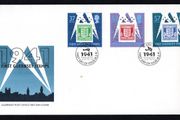 1991 Guernsey 50th Anniversary of First Guernsey Stamps Commemorative Stamps Official First Day Cover (FDC)