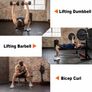 Flat Weight Bench Workout Flat Bench Weightlifting Bench with Dumbbell Rack Home Training Multiuse Fitness Bench Image 2
