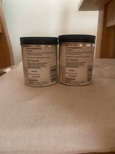 Cranberry Tablets