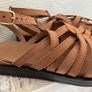Forever Comfort Leather Gladiator Style Sandals Image 3
