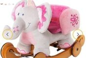 plush rocking horse elephant