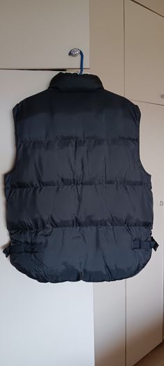 Dark Grey Quilt Puffer Gilet