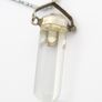Clear Quartz & Garnet Point 925 Silver Necklace Image 3