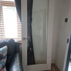One Glass  WhiteDoor for sale in great condition