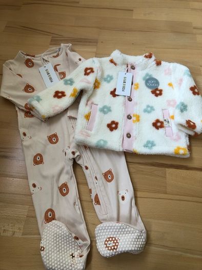 9-12 months baby grow and fleece