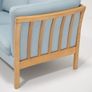 Vintage Danish Oak Framed Upholstered Sofa, Stouby, 1970s. Image 4