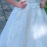 Ivory communion dress Image 3