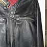 leather jacker biker style Image 3