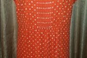 BNWT Orange preppy spot dress from Savida size UK16 EU44 Postage included