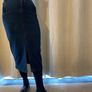 Jeans 60s skirt Image 3