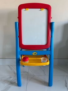 4-in-1 easel with magnetic, dry erase, chalkboard and painting surfaces