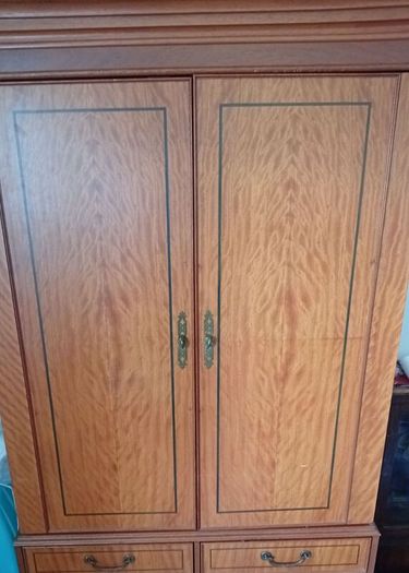 Large solid wardrobe