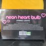 Neon Heart Bulb String Lights Image 2