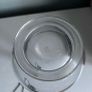 Hand blown vintage glass decanter with gin tag Image 5