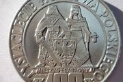 Poland 100 zloty silver coin 1966 Mieszko i Dabrowka