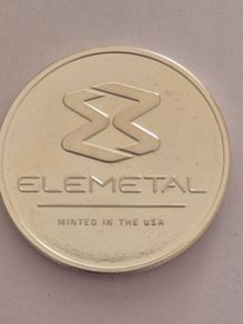 1 oz Elemetal "Ag" Silver Round