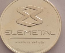 1 oz Elemetal "Ag" Silver Round