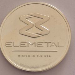 1 oz Elemetal "Ag" Silver Round