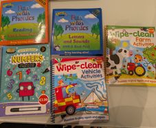 Wipe and clean books, Fun with Phonics