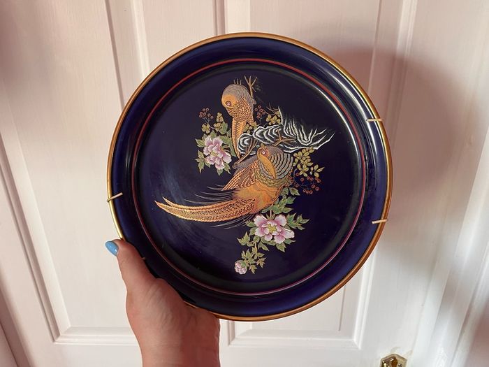 2x Vintage Arklow Pottery Oriental Paradise Decorative Plates
