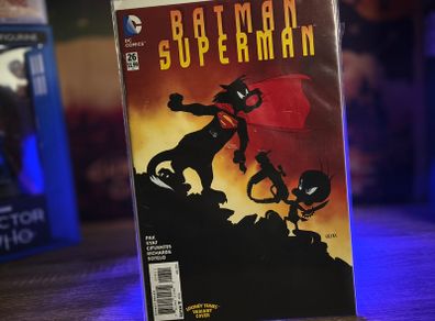Batman Superman ! Issue #26 ! Looney Tunes Variant Cover ! 2016 ! by DC Comics !