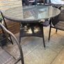 Rattan Table and 3 Chairs Image 5