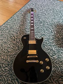 Harley Benton SC-500 BK Vintage Series Black / Gold
