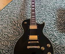 Harley Benton SC-500 BK Vintage Series Black / Gold